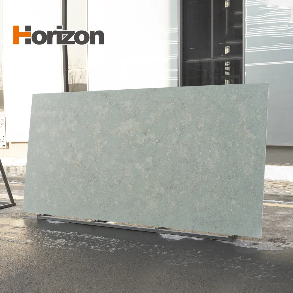 Green Engineered Quartz Slab 3200x1600mm
