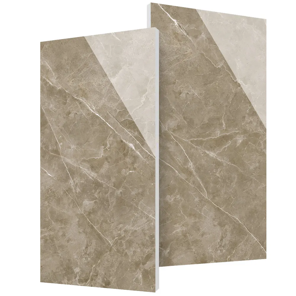 Marble-Look Glazed Porcelain Floor Tile 600x1200mm