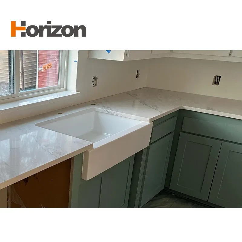 Calacatta Engineered Quartz Slab 3200x1600mm