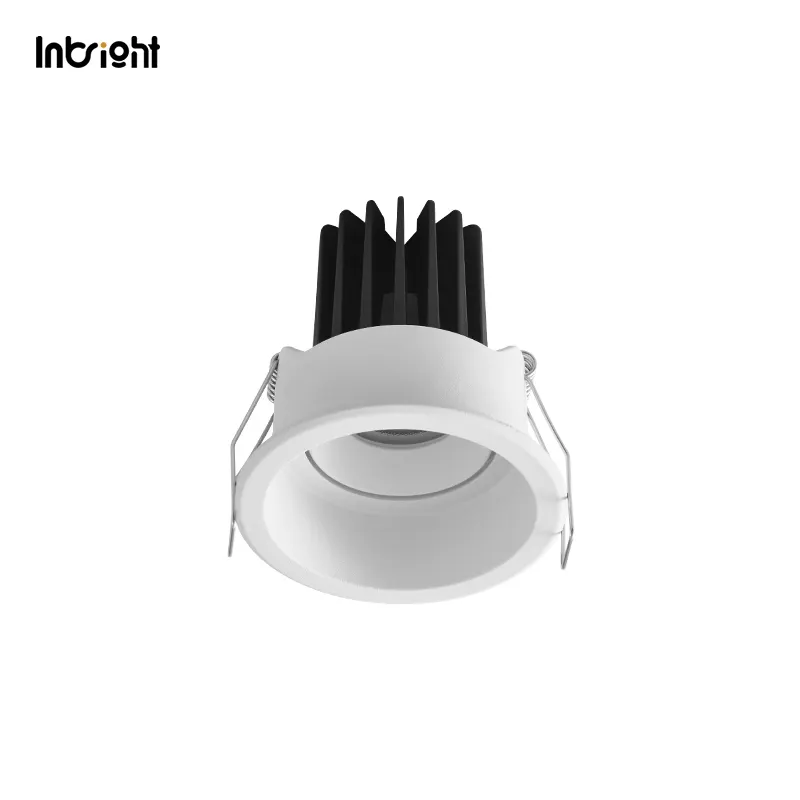 Anti-Glare Adjustable Dimmable Recessed COB LED Downlight 8W IP65