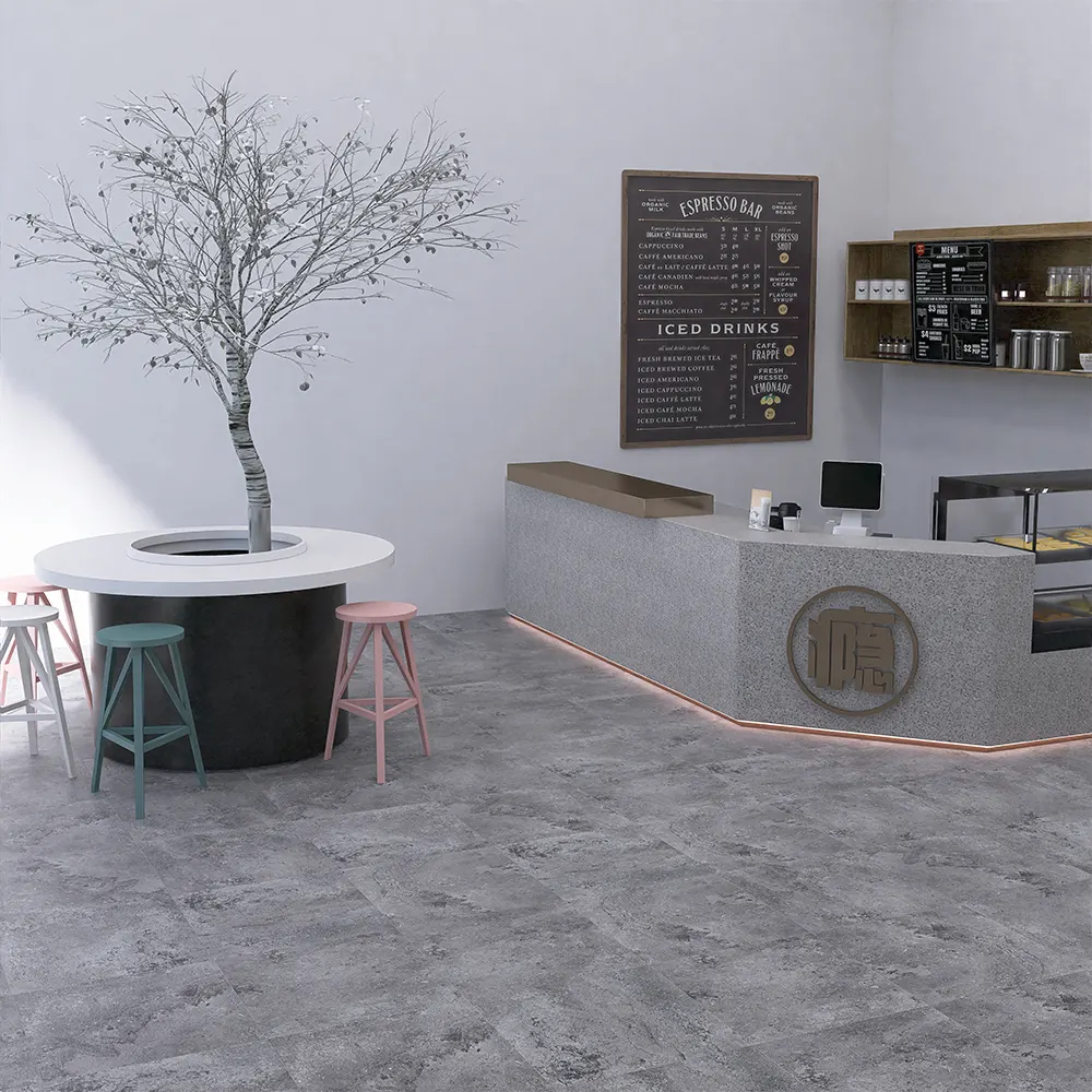 Non-Slip Concrete-Look Matte Porcelain Outdoor Tile 600x600mm