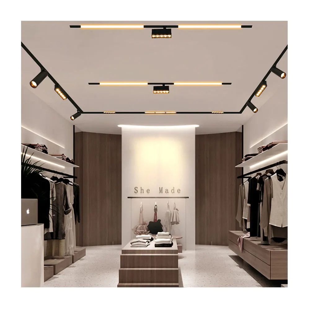 Aluminum Magnetic LED Track Lighting System 8-30W