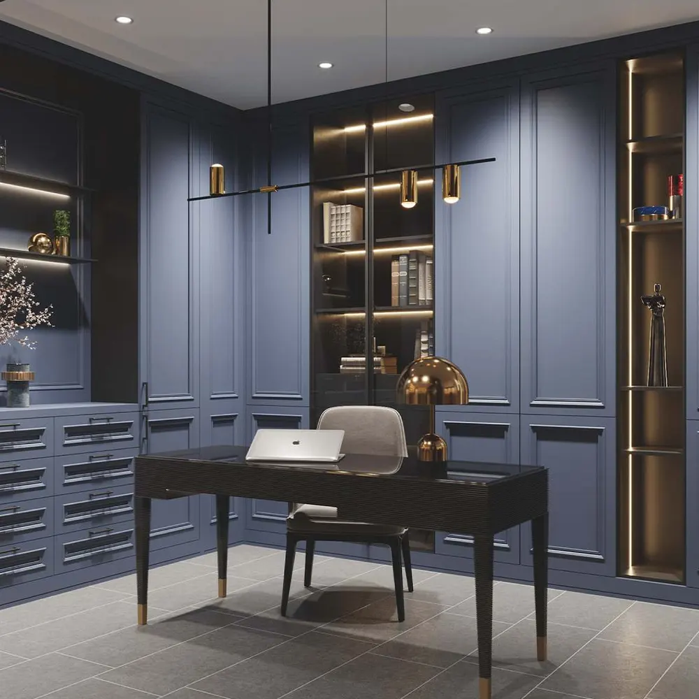 Modern Solid Wood Sideboard Storage Cabinet