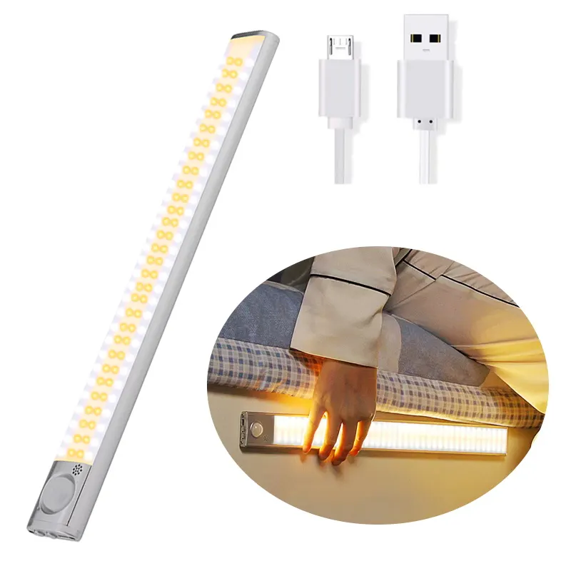 Motion-Sensor Rechargeable Aluminum LED Cabinet Light