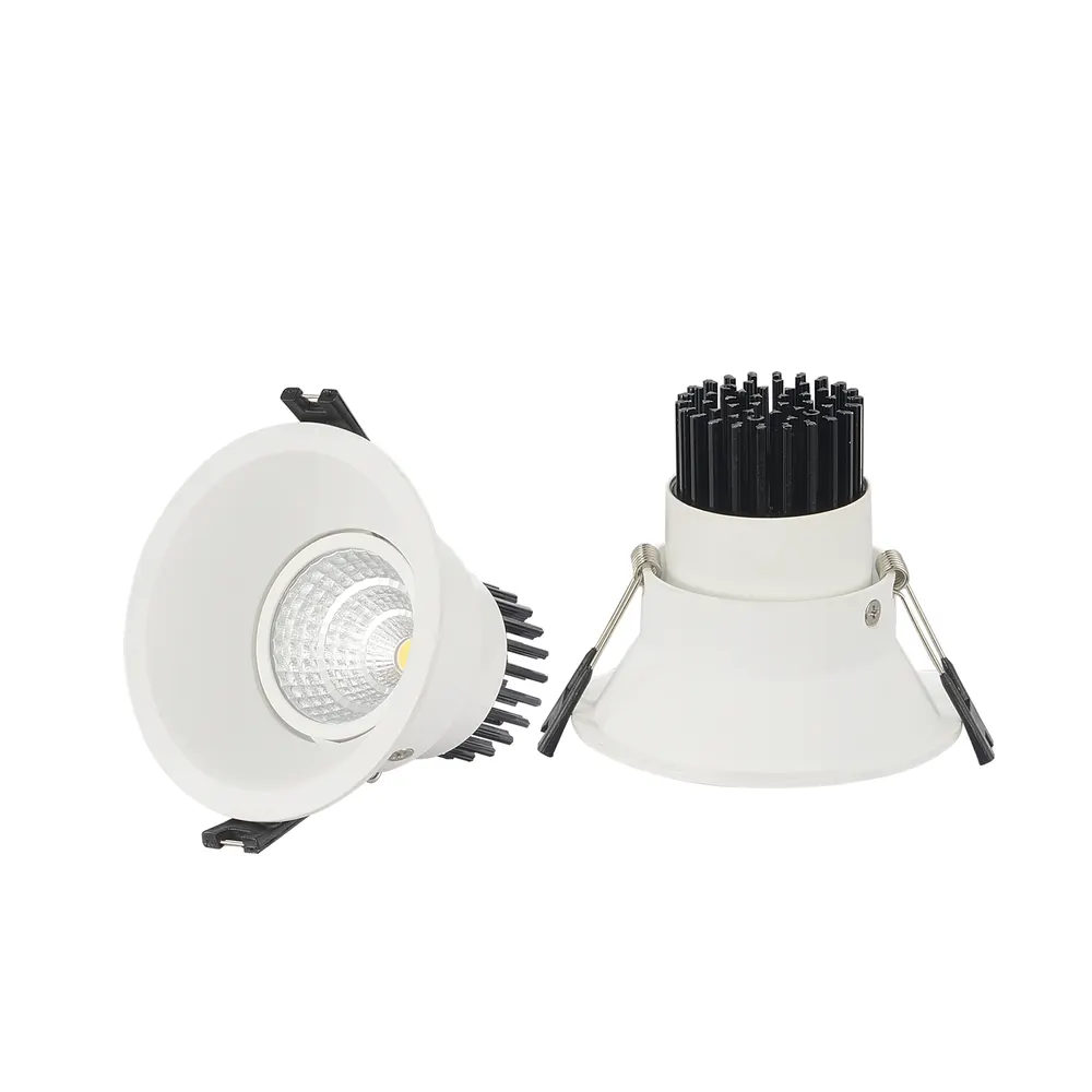 Adjustable Recessed Aluminum COB LED Downlight 12W product sample