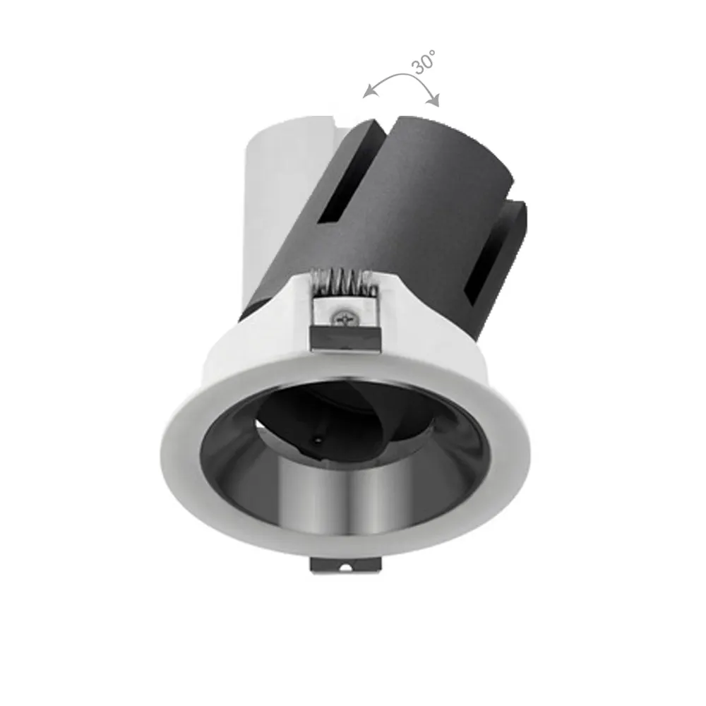 Adjustable Dimmable Recessed COB LED Downlight 9-40W 4in 75/100m