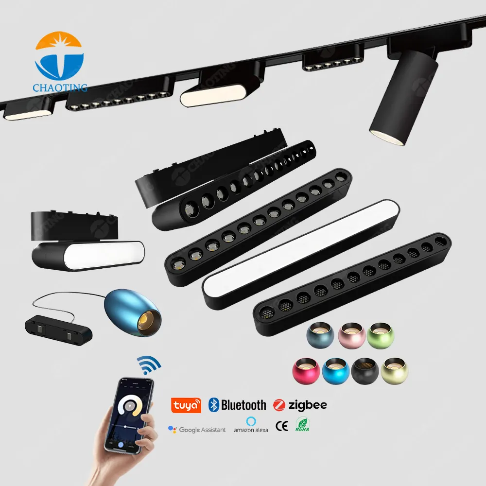 Slim Smart Dimmable Magnetic LED Track Spotlight 5-12W 24V/48V product sample