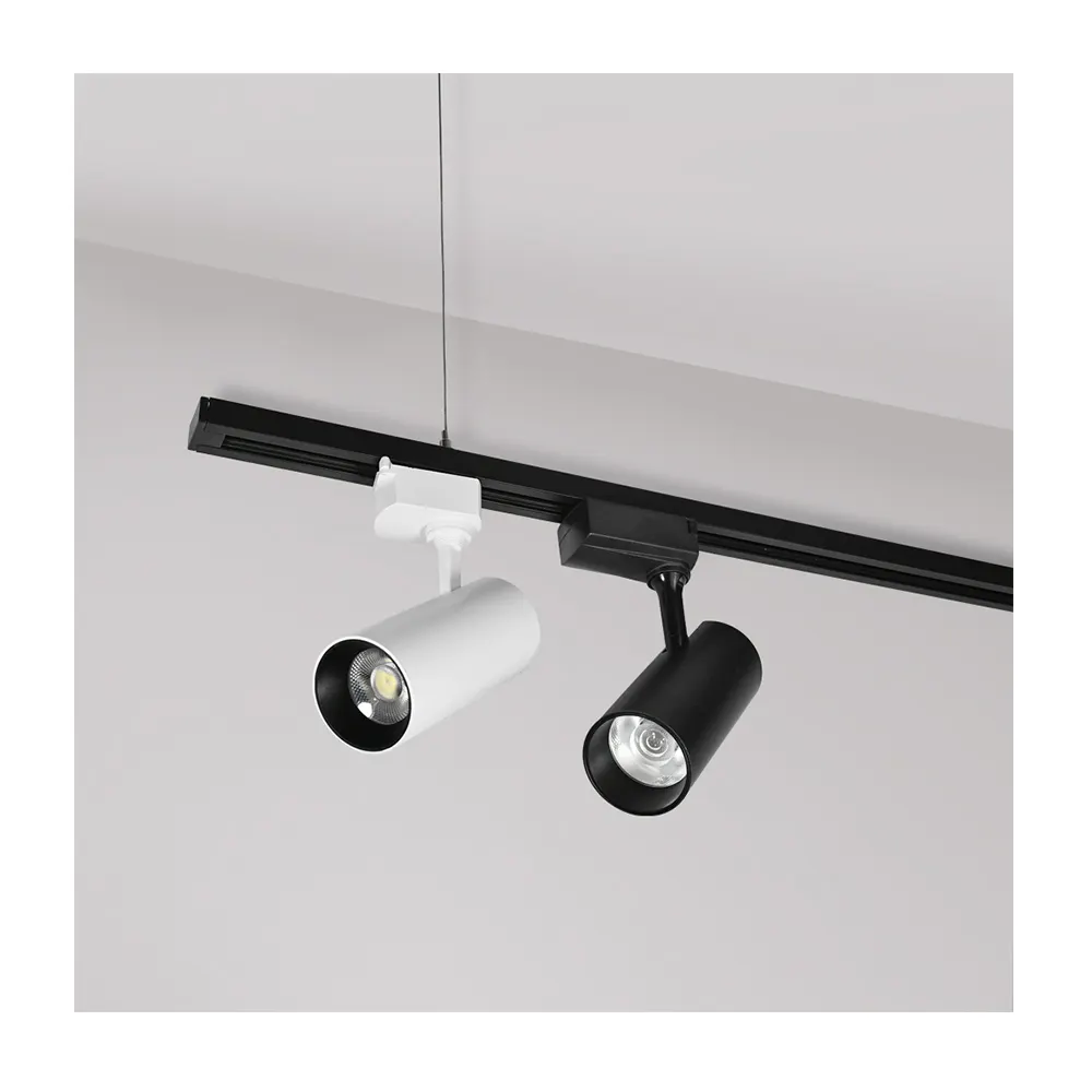 Aluminum Lighting Track Rail 1m 2/3/4-Wire