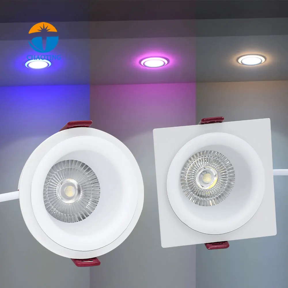Recessed Aluminum LED Downlight 2700-6000K product sample