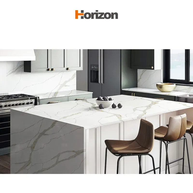 White Engineered Quartz Slab 3200x1600mm