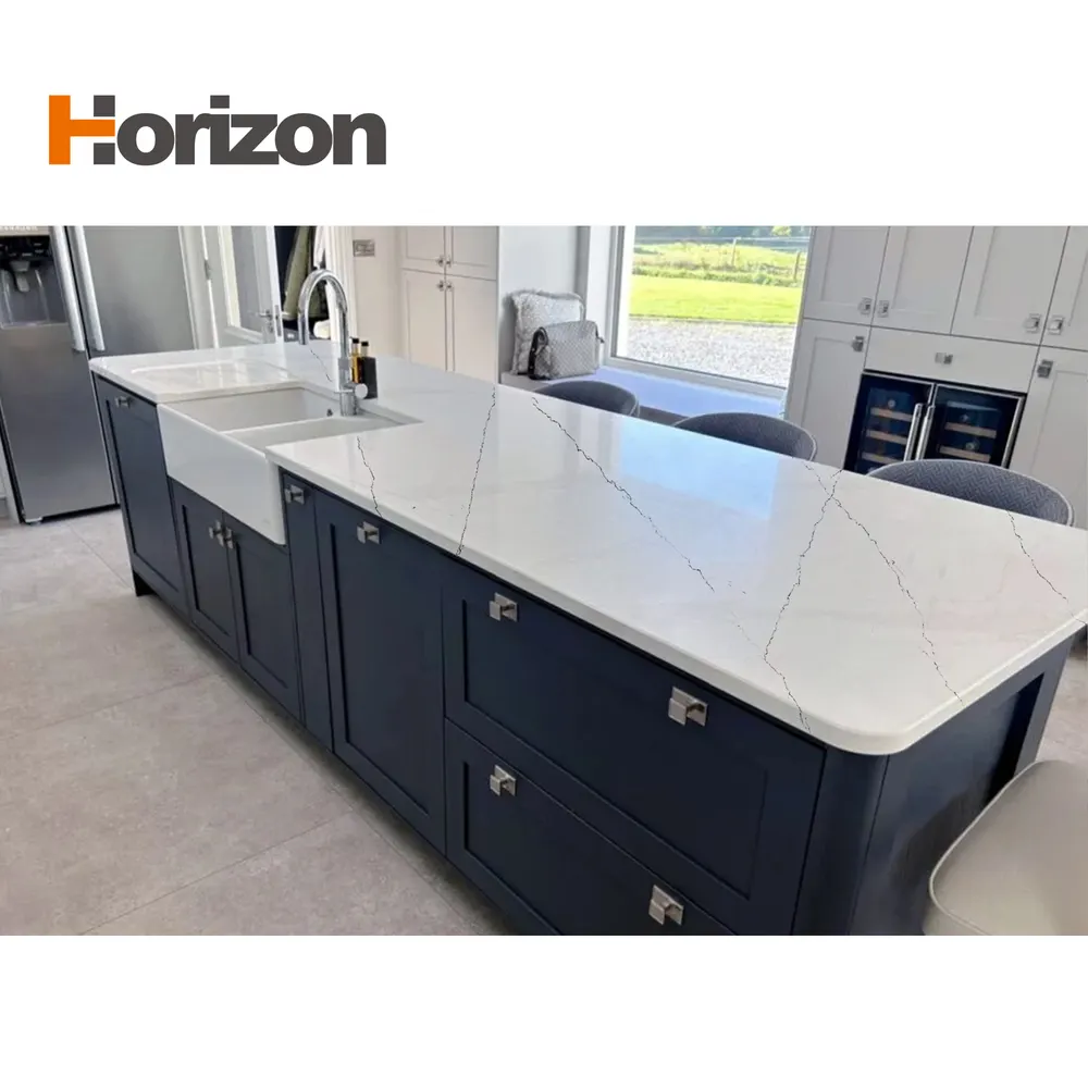 Calacatta Engineered Quartz Slab 3200x1600mm