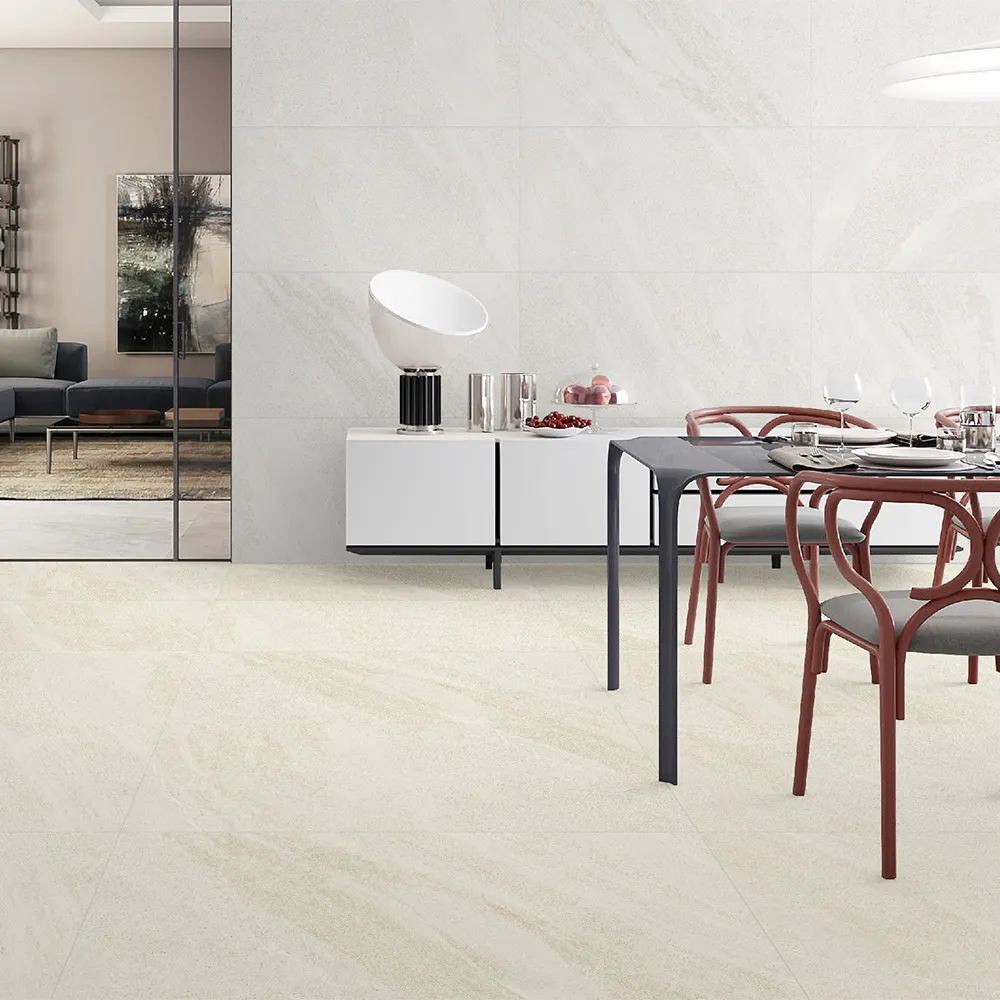 Non-Slip Stone-Look Ceramic Floor Tile 600x1200mm