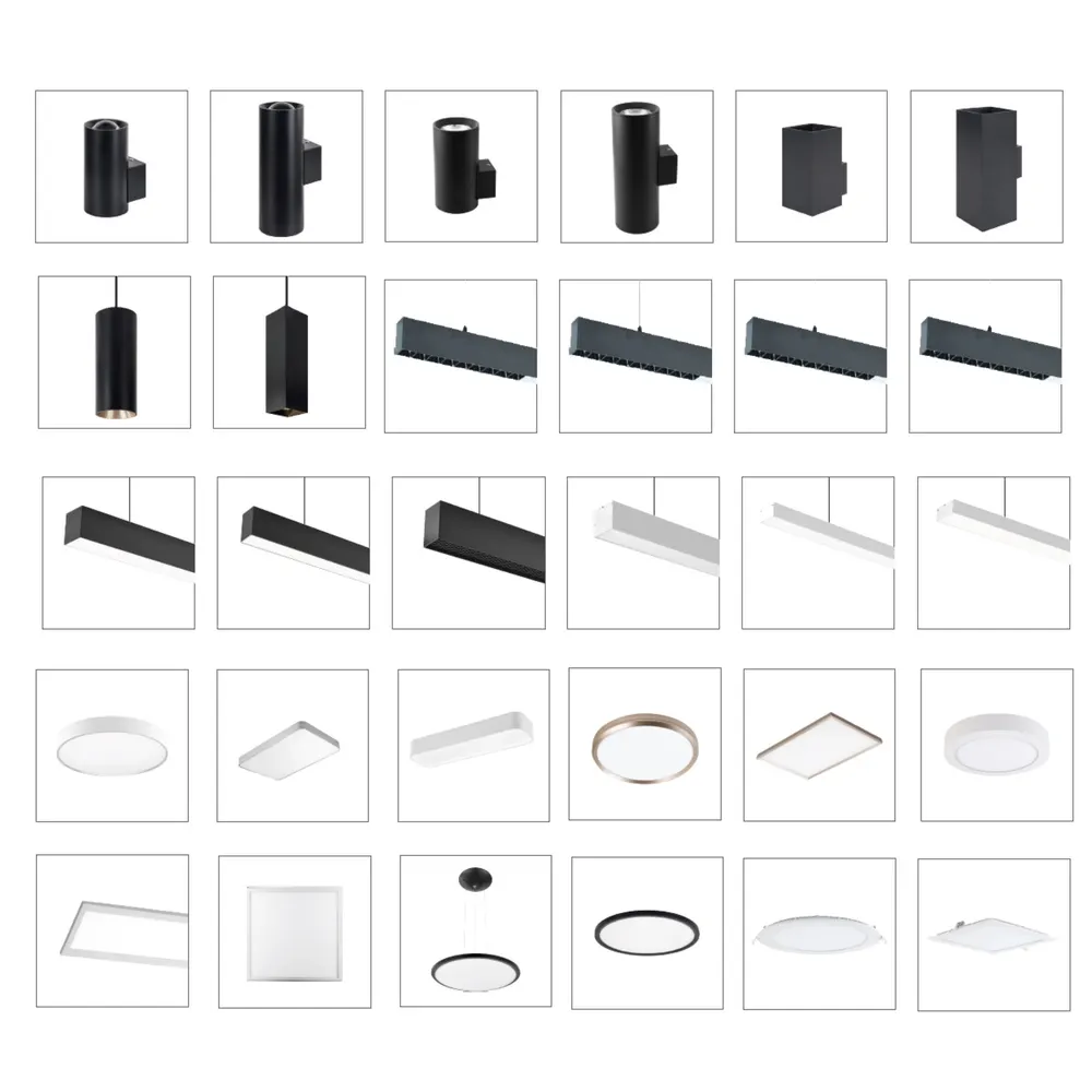 Aluminum LED Track Spotlight 3-100W For Indoor Lighting
