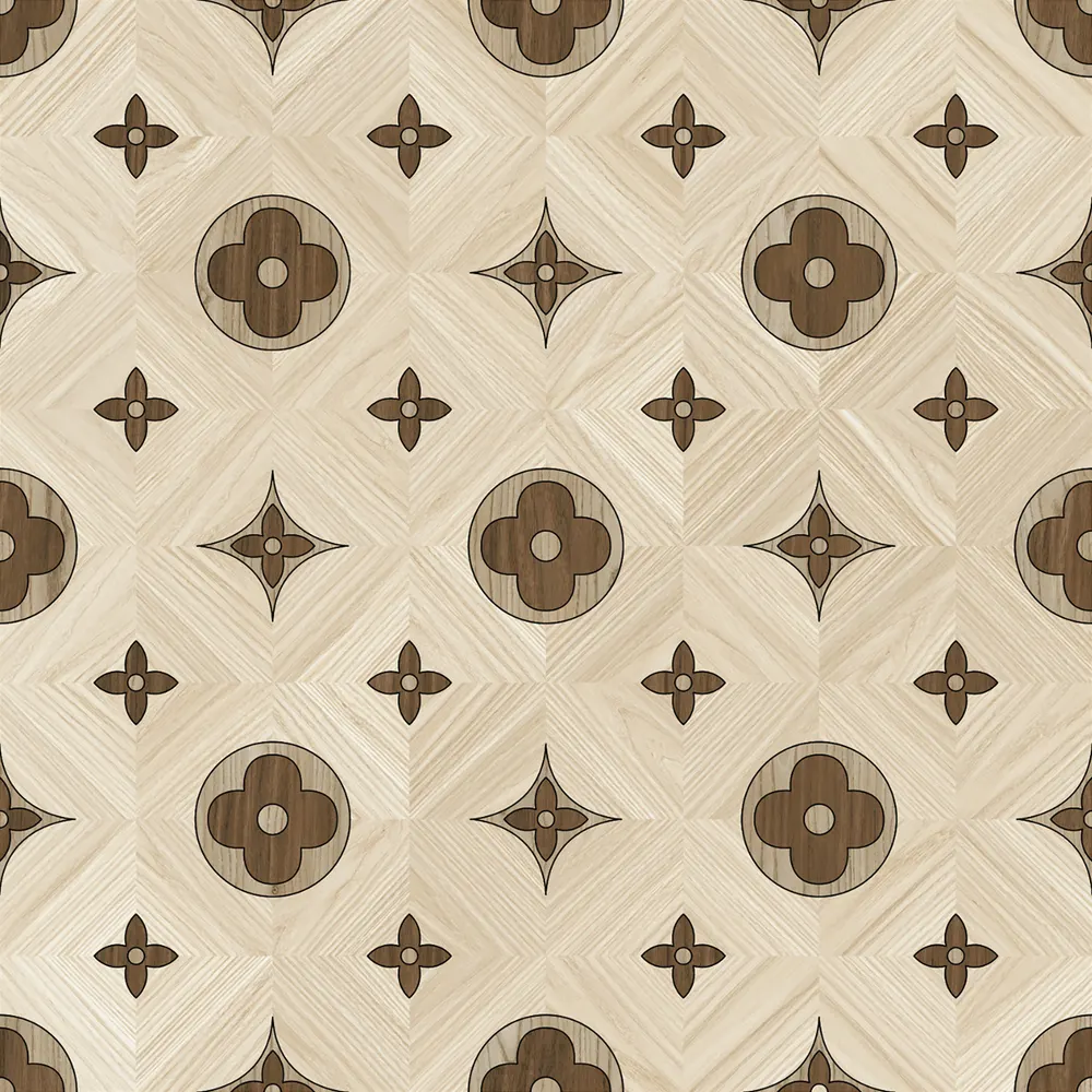 Glazed Ceramic Floor Tile 300x300mm 5mm Thick