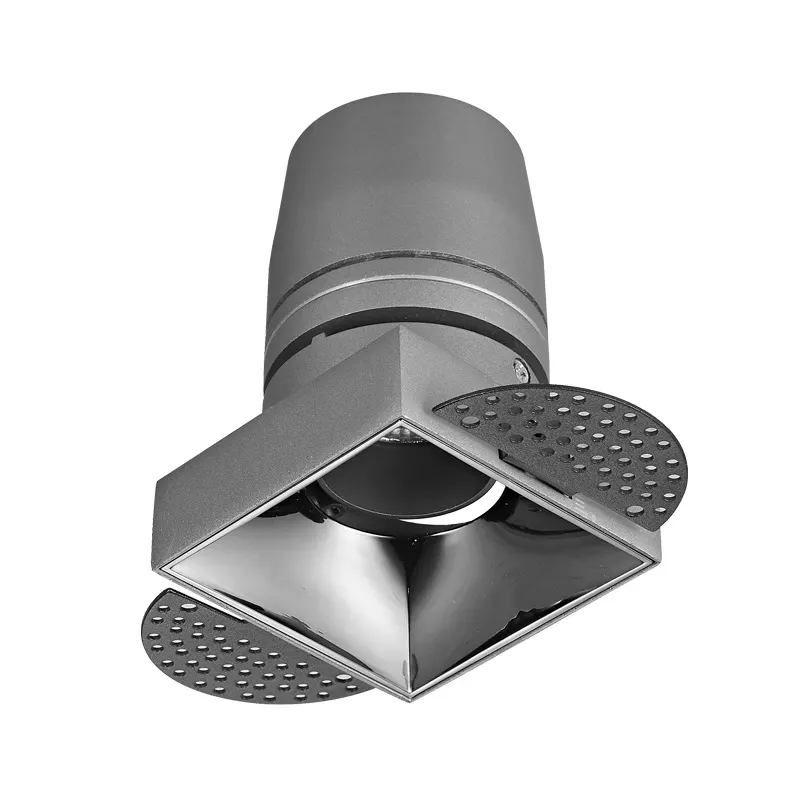 Adjustable Trimless Recessed Square LED Downlight 5-12W