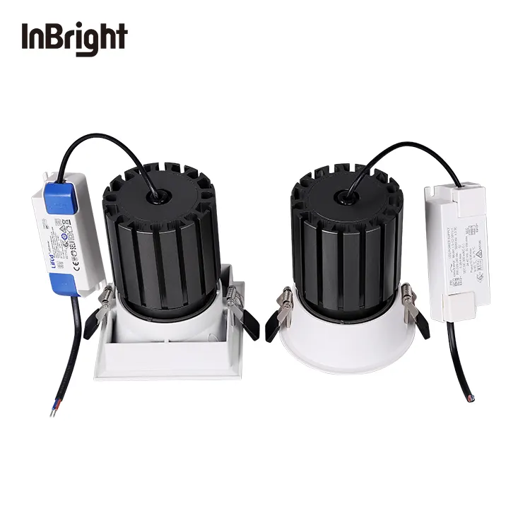 Anti-Glare Adjustable Dimmable Recessed LED Downlight 7-30W