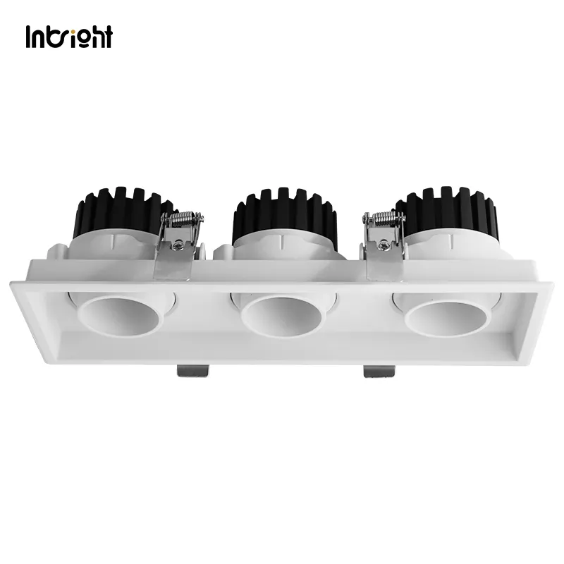 Adjustable Recessed Aluminum COB LED Downlight 10-25W IP65