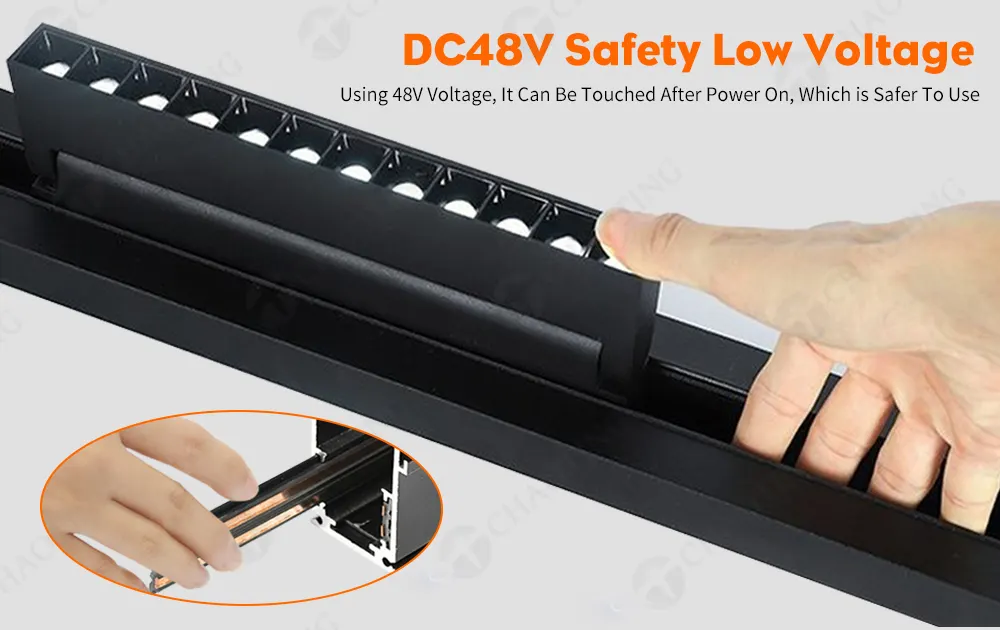 48V Smart Magnetic LED Track Lighting System