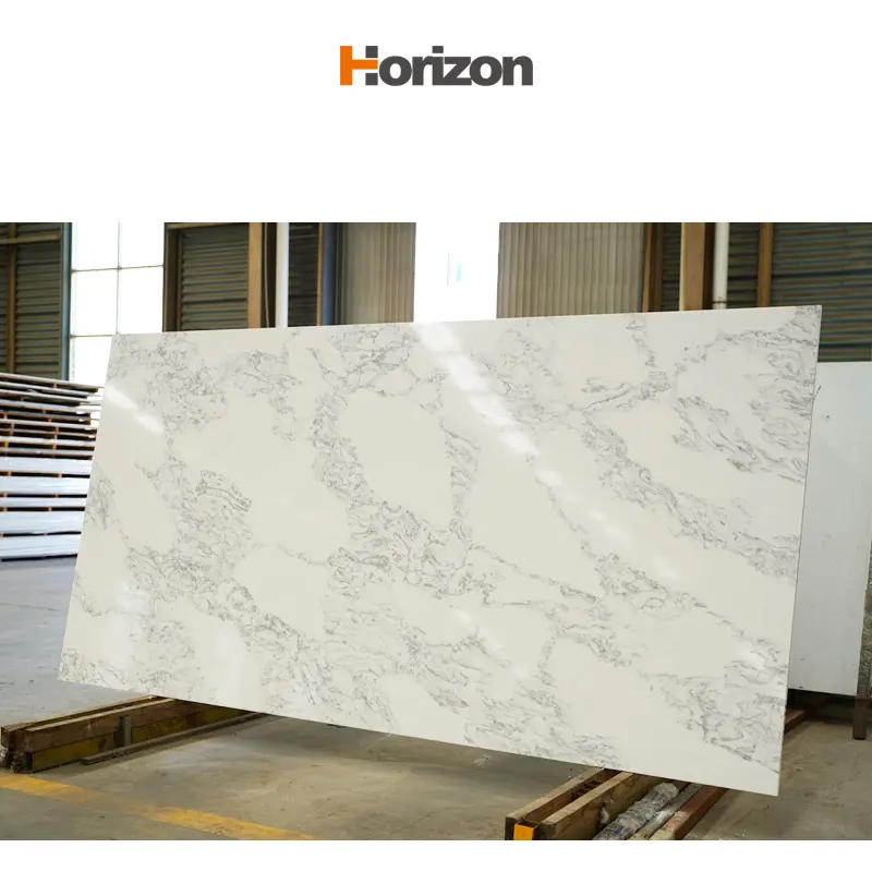 White Engineered Quartz Slab 3200x1600mm
