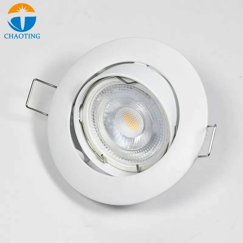 Adjustable Recessed Aluminum Downlight Housing GU10