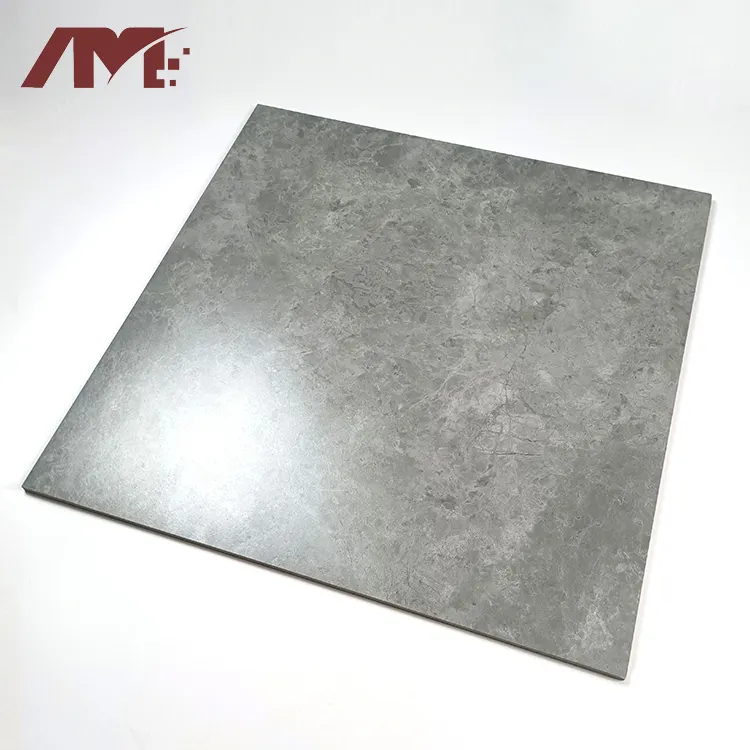Concrete-Look Gray Glazed Porcelain Floor Tile 600x600mm