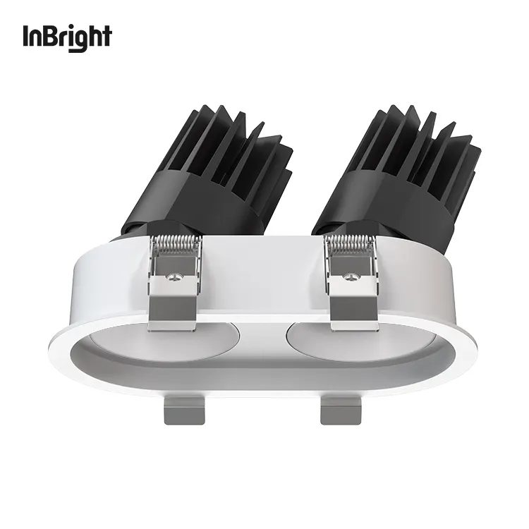 Adjustable Dimmable Recessed COB LED Downlight 8-25W IP65