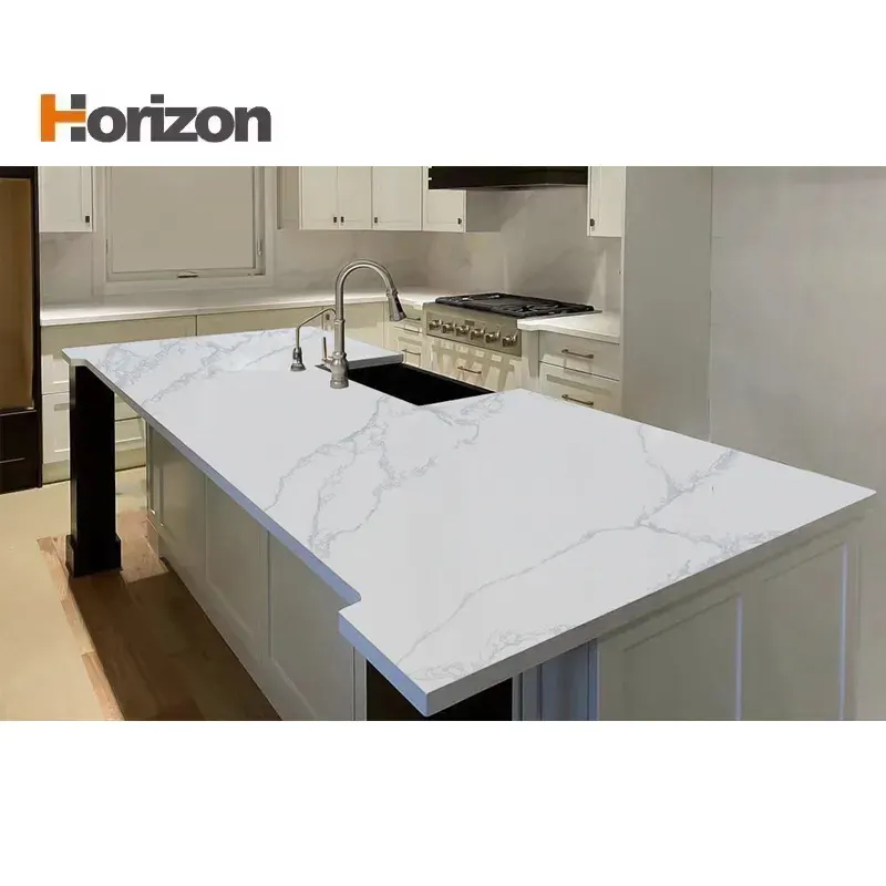 Calacatta Engineered Quartz Slab 3200x1600mm