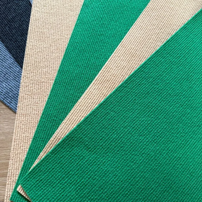 Nonwoven Needle-Punched Ribbed Polyester Floor Carpet