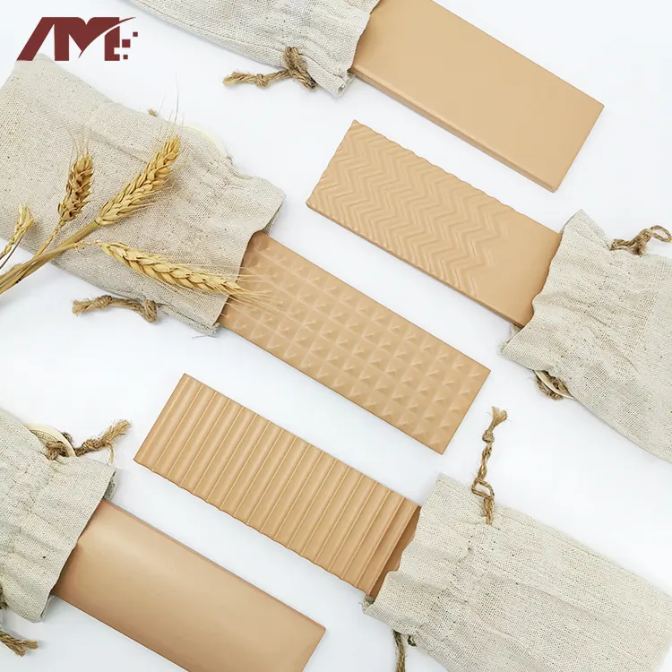 Non-Slip Matte Ceramic Wall Tile 50x200mm