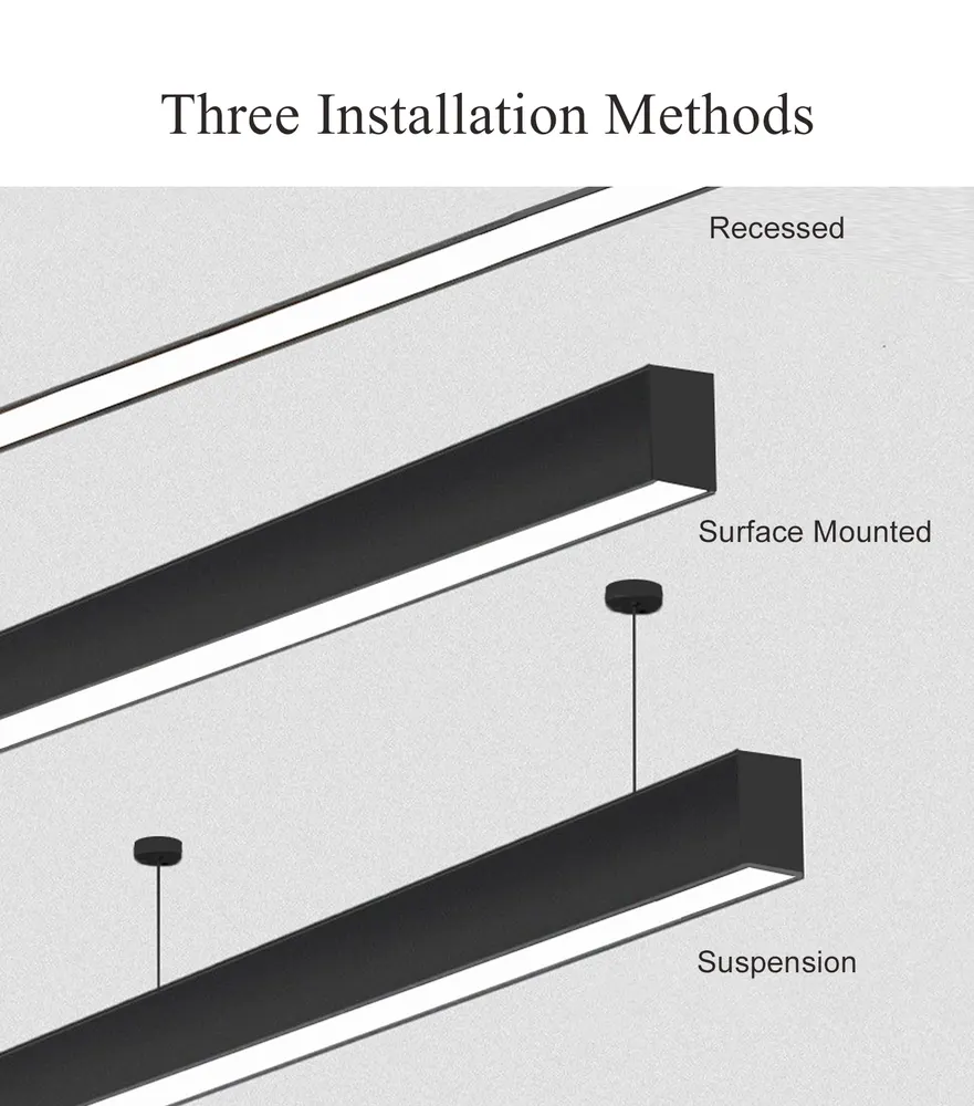 28W Aluminum Linear LED Pendant Light