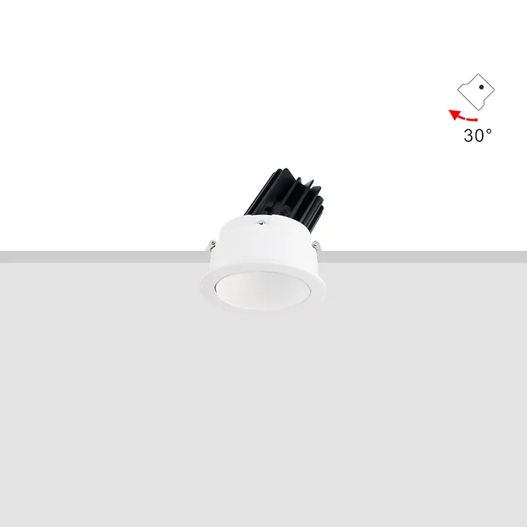 Adjustable Recessed Aluminum LED Downlight 8/15W IP65