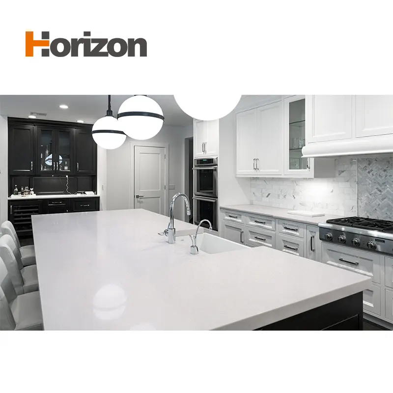 Carrara White Engineered Quartz Slab