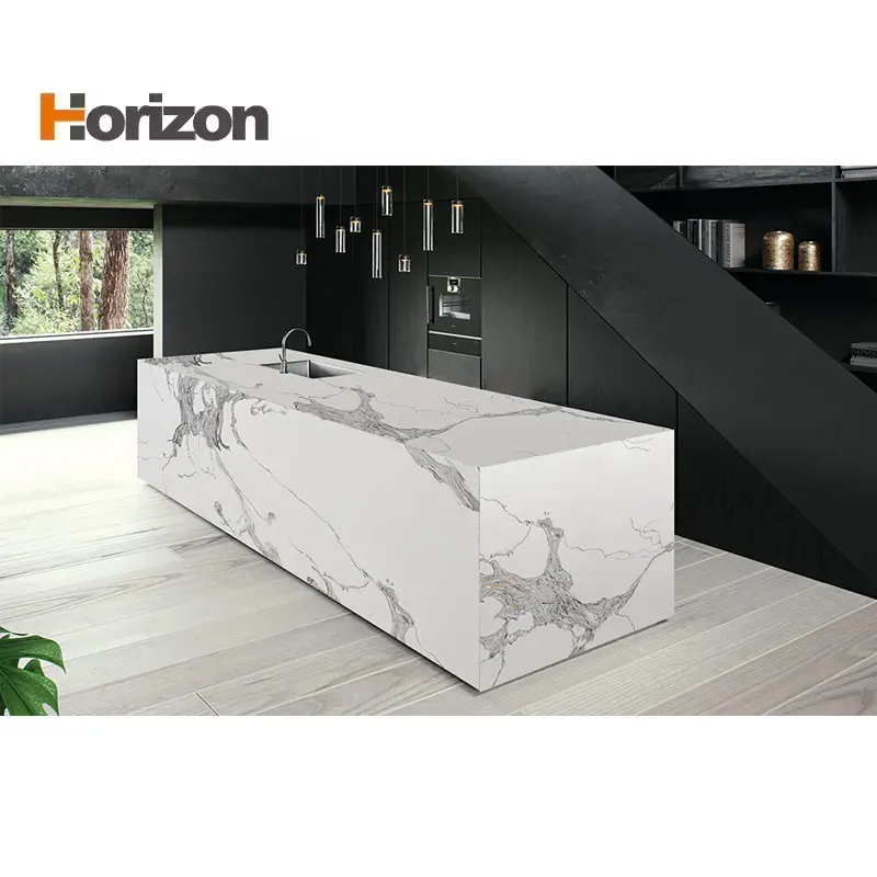 Calacatta Engineered Quartz Slab 3200x1600mm