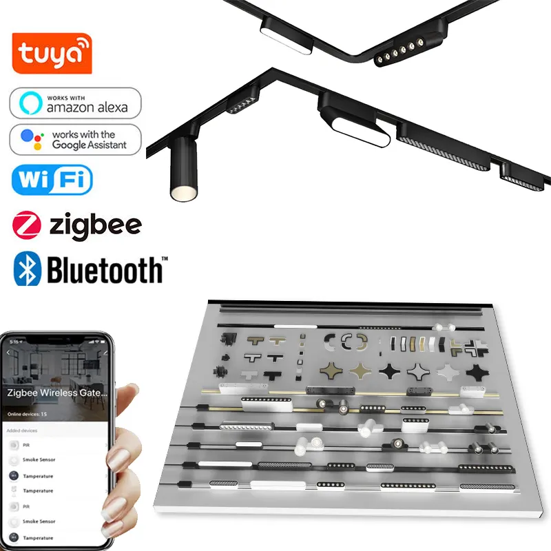 Adjustable Aluminum Magnetic LED Track Spotlight