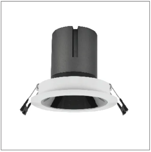 Adjustable Dimmable Recessed COB LED Downlight 9-40W 4in 75/100m