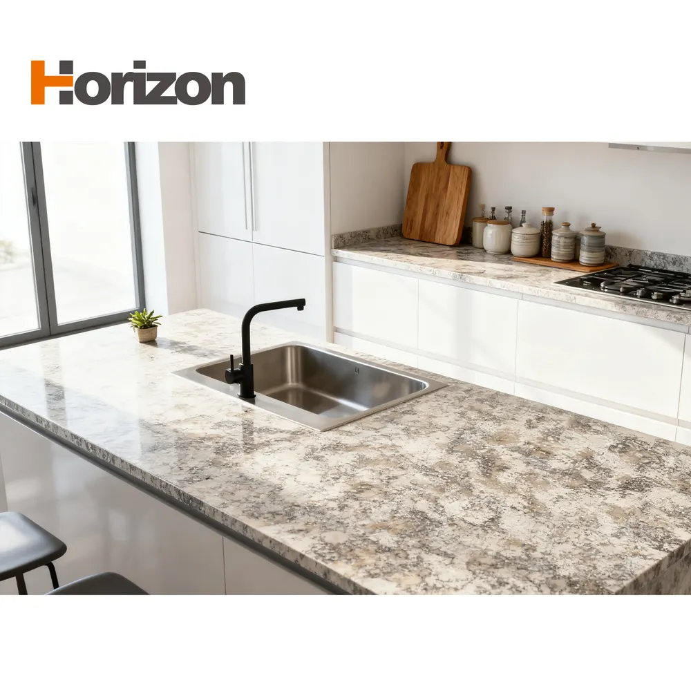 White Matte Engineered Quartz Slab 3200x1600mm