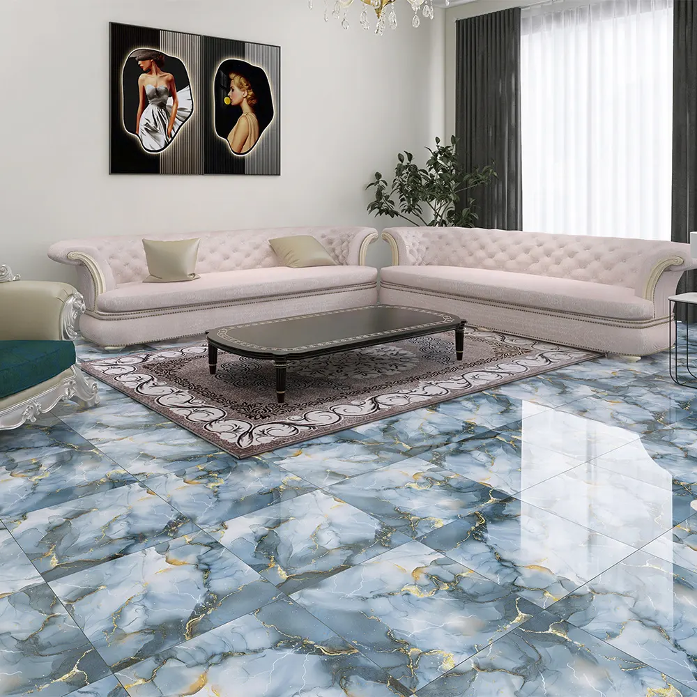 Stone-Look Glazed Porcelain Wall Tile 600x600mm