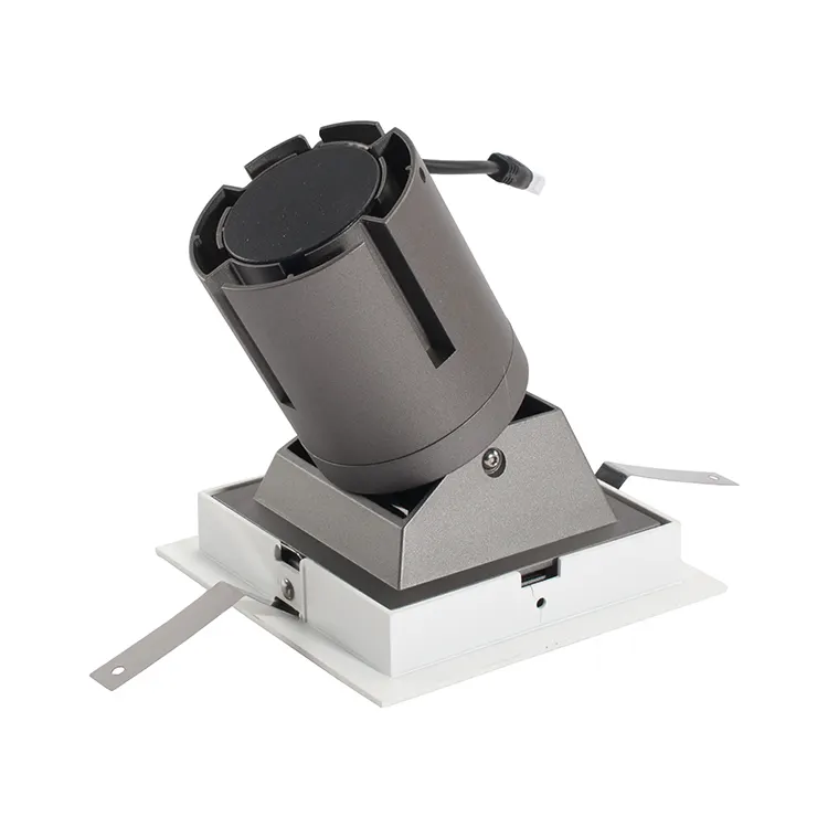 Adjustable Recessed Square COB LED Downlight 9-40W IP44