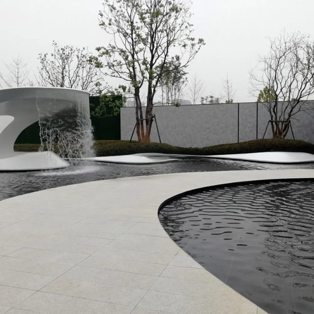 Non-Slip Stone-Look Porcelain Outdoor Tile 600x600x20mm