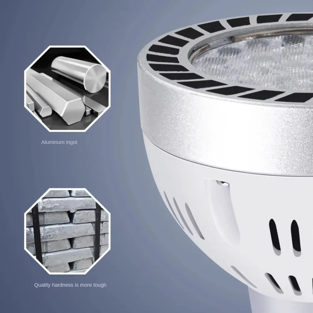 Aluminum COB LED Track Spotlight 25-45W