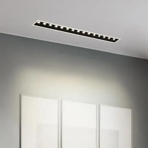Anti-Glare Trimless Dimmable LED Downlight Black/White 3-20W