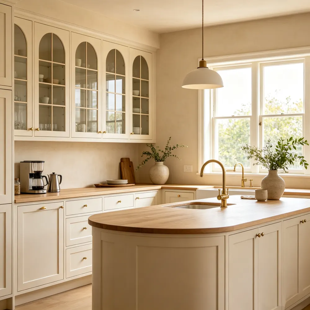 Modern MDF Modular Kitchen Cabinet Set With Custom Dimensions