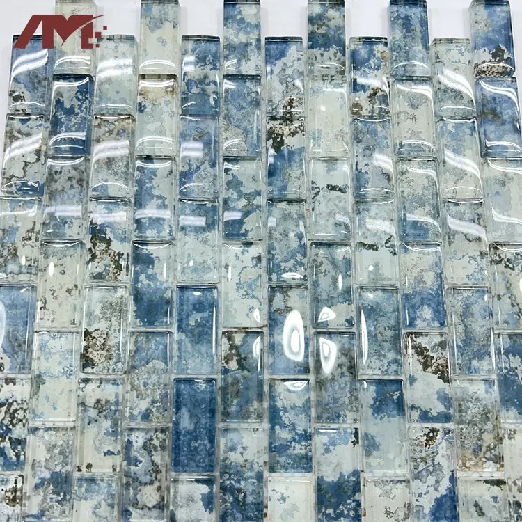 Glass Mosaic Tile 320x297mm For Wall And Floor Use
