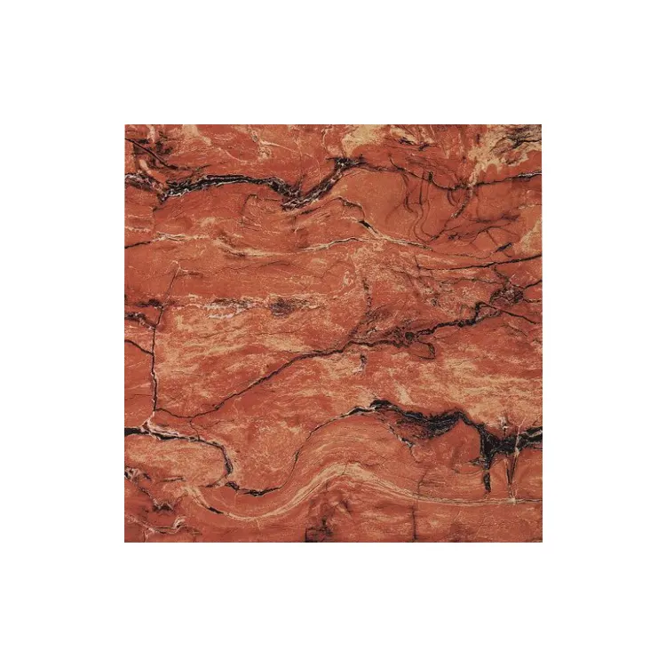 Marble-Look Beige Polished Porcelain Floor Tile 600x600mm