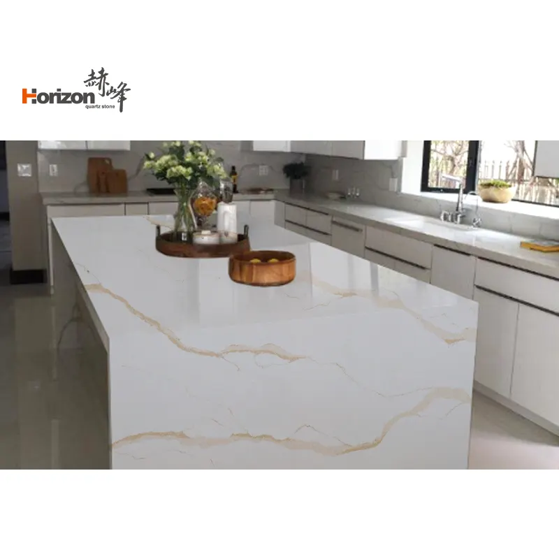 Calacatta Engineered Quartz Slab 3200x1600mm