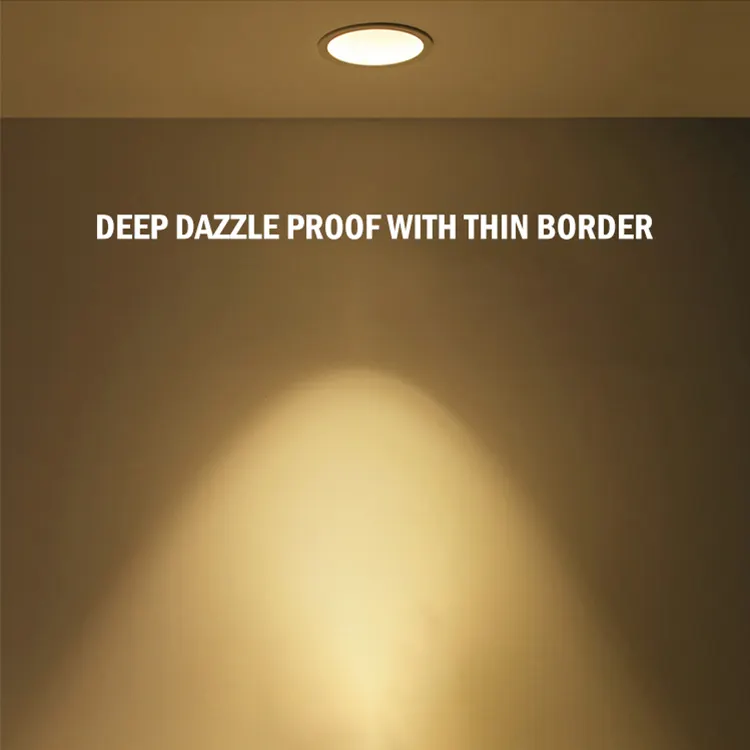 Anti-Glare Adjustable Recessed LED Downlight 10W