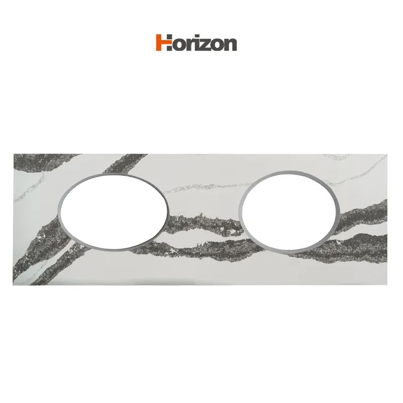 White Matte Engineered Quartz Slab 3200x1600mm