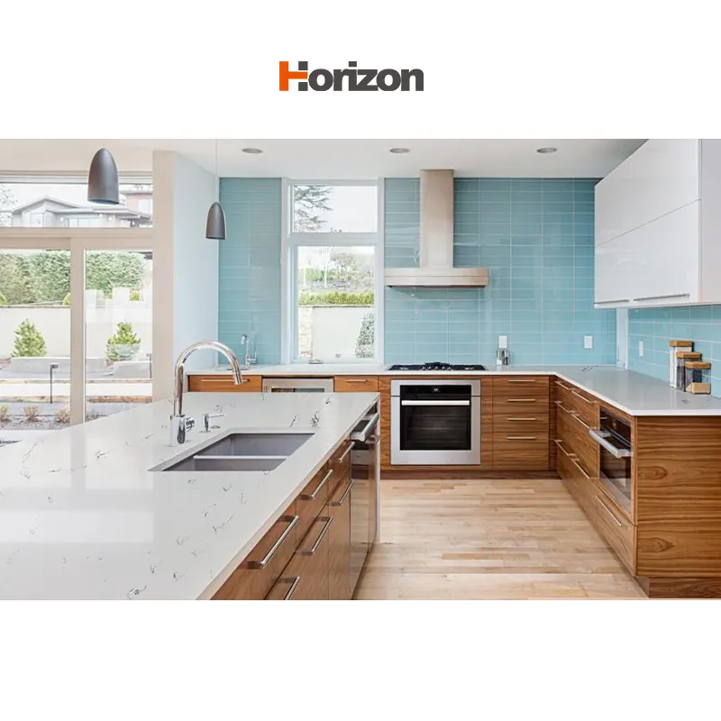 Calacatta Glossy Engineered Quartz Slab 3200x1600mm