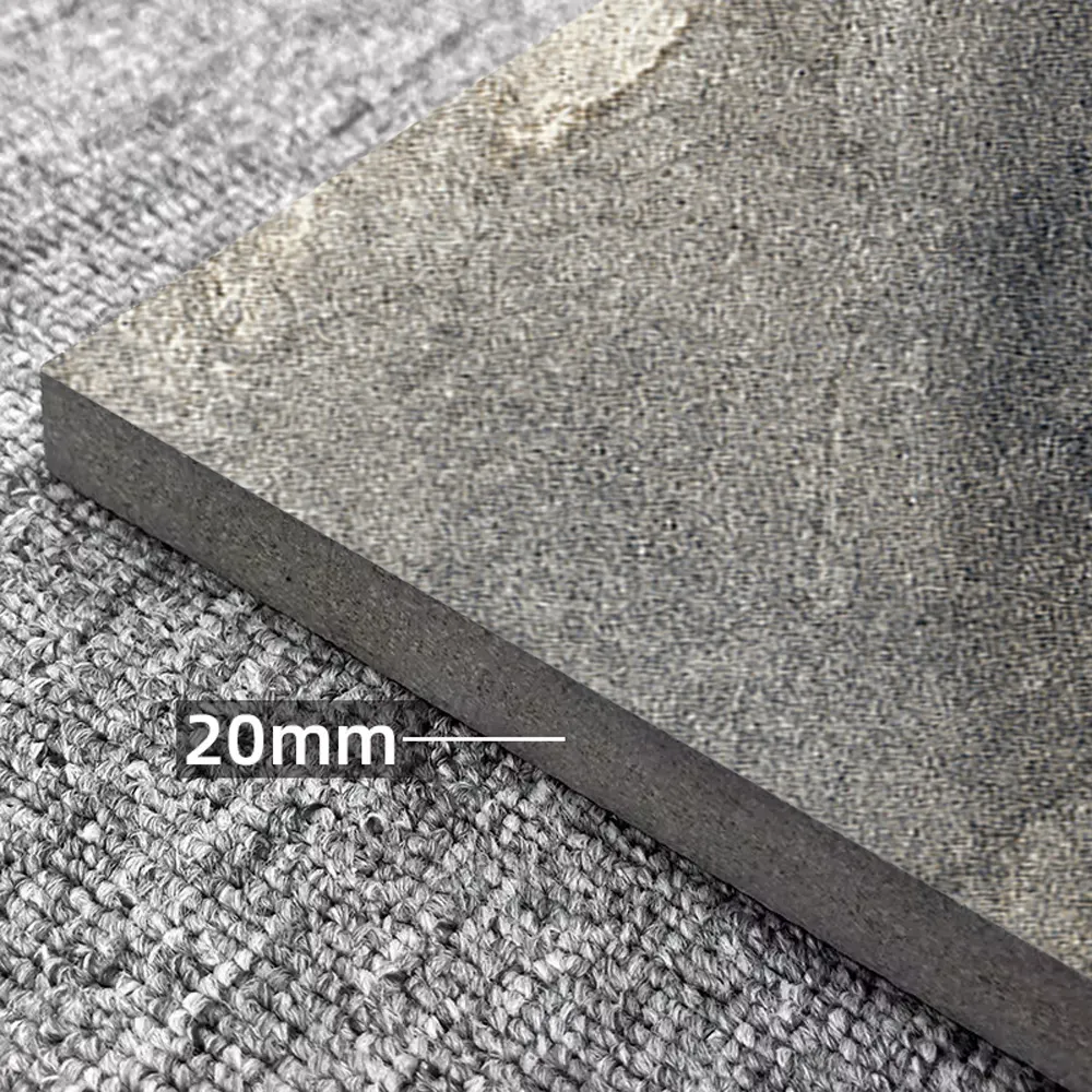 Non-Slip Stone-Look Matte Porcelain Outdoor Tile 600x600mm