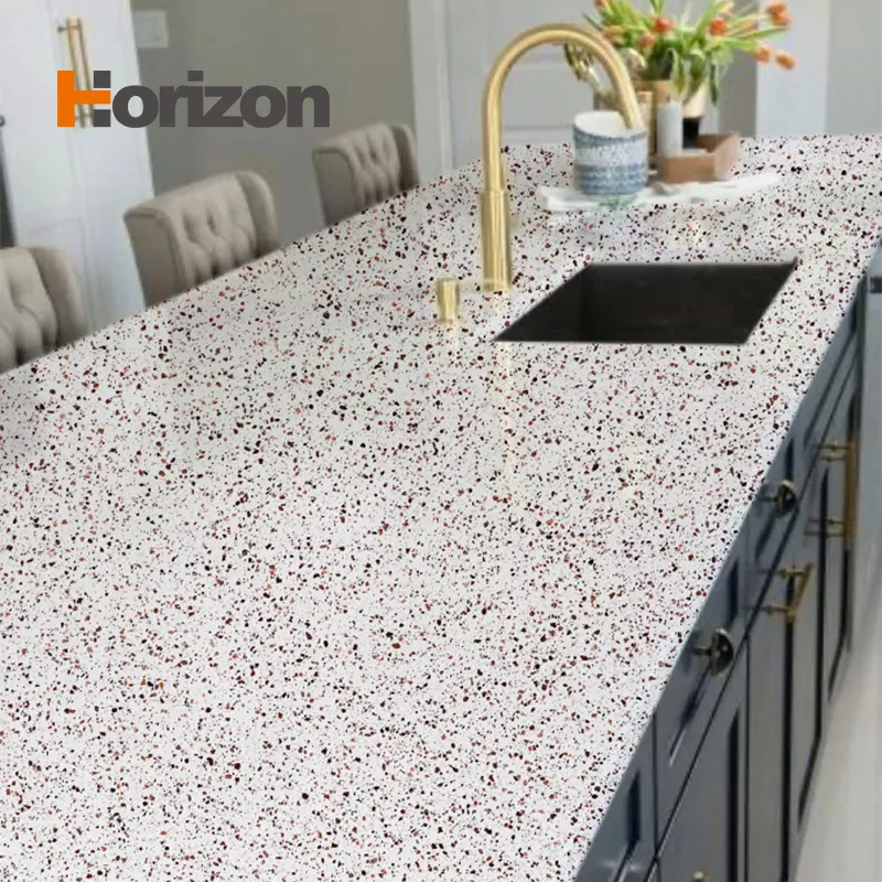 Calacatta White Engineered Quartz Slab 3200x1600mm